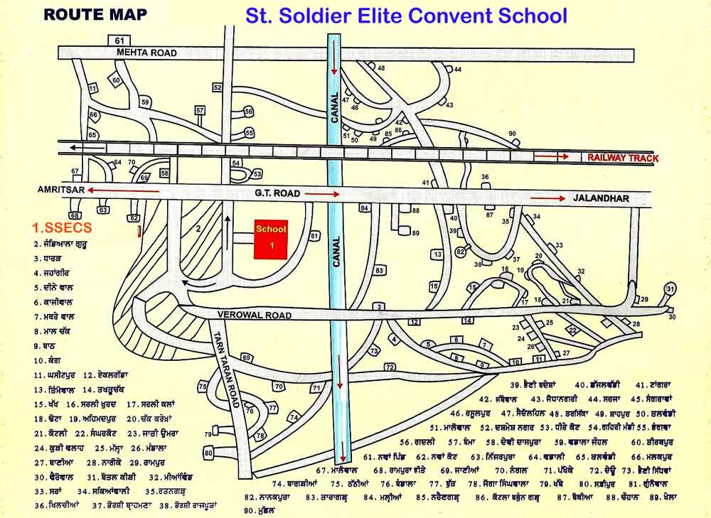 Saint Solder School Map